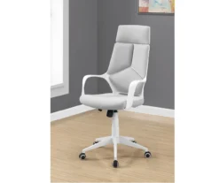 White & Gray Executive Office Chair -COSCO Store 810512972 1