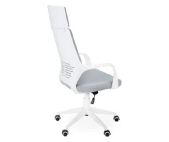 White & Gray Executive Office Chair -COSCO Store 810512972 4