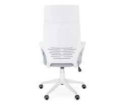 White & Gray Executive Office Chair -COSCO Store 810512972 6