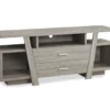 60" Dark Taupe 2-Drawer TV Stand -COSCO Store 810512981 2