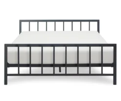 Black Evans King Platform Bed