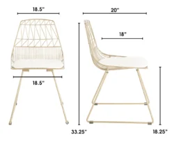 Vivi Metal Dining Chairs, 2-Pack -COSCO Store 810513496 6