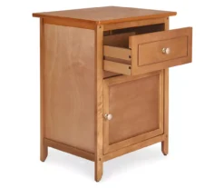 Alcott Light Brown Side Table With Drawer 22 Alcott Light Brown Side Table With Drawer -COSCO Store 810513518 4