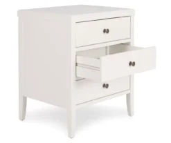 White Finley Wood 3-Drawer Nightstand 22 White Finley Wood 3-Drawer Nightstand -COSCO Store 810513520 4
