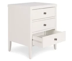 White Finley Wood 3-Drawer Nightstand 23 White Finley Wood 3-Drawer Nightstand -COSCO Store 810513520 5