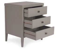 Gray Finley Wood 3-Drawer Nightstand -COSCO Store 810513522 6