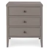 Gray Finley Wood 3-Drawer Nightstand -COSCO Store 810513522 9