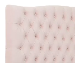 French Blush Pink Celeste Upholstered Queen Headboard -COSCO Store 810513529 5
