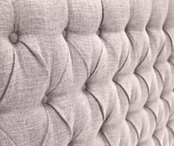 Brown Upholstered Linen King Headboard -COSCO Store 810513534 6