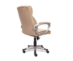 Fawn Tan Linen Executive Office Chair -COSCO Store 810513549 6