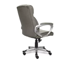 Glacial Gray Linen Executive Office Chair -COSCO Store 810513550 6