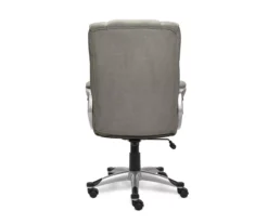Glacial Gray Linen Executive Office Chair -COSCO Store 810513550 7