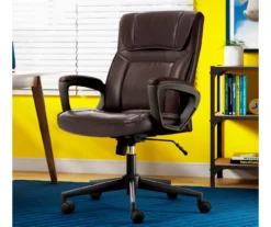 Hannah Brown Bonded Leather Office Chair -COSCO Store 810513551 A0 12