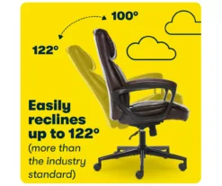 Hannah Brown Bonded Leather Office Chair -COSCO Store 810513551 A0 8