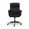 Hannah Charcoal Gray Microfiber Office Chair