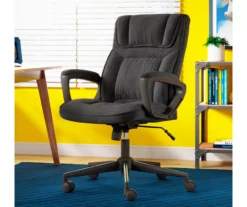 Hannah Charcoal Gray Microfiber Office Chair 24 Hannah Charcoal Gray Microfiber Office Chair -COSCO Store 810513553 A0 12