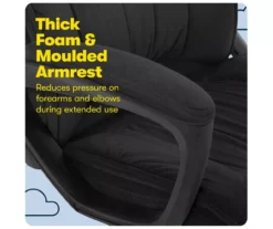 Hannah Charcoal Gray Microfiber Office Chair 29 Hannah Charcoal Gray Microfiber Office Chair -COSCO Store 810513553 A0 7