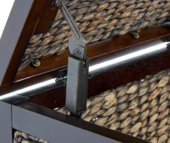 Rustic Black Wicker Storage Trunk -COSCO Store 810513555 7