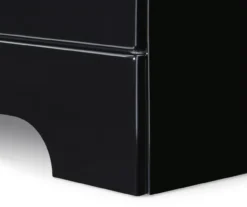 Black Hudson 2-Drawer Wood Nightstand -COSCO Store 810513557 10