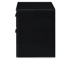 Black Hudson 2-Drawer Wood Nightstand -COSCO Store 810513557 12