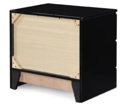 Black Hudson 2-Drawer Wood Nightstand -COSCO Store 810513557 13