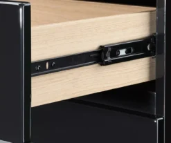 Black Hudson 2-Drawer Wood Nightstand -COSCO Store 810513557 9