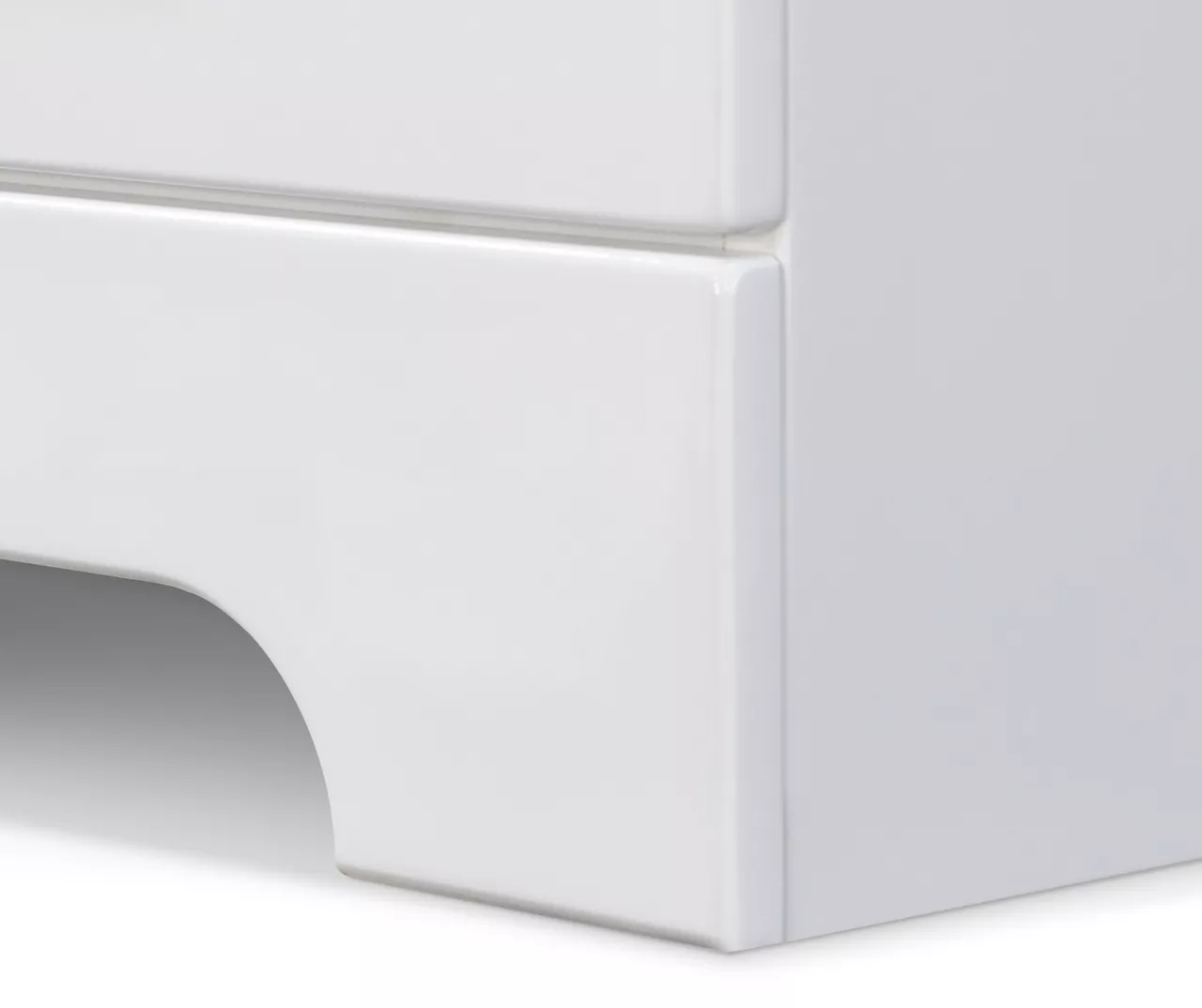 White Hudson 2-Drawer Wood Nightstand 12 White Hudson 2-Drawer Wood Nightstand - Image 10