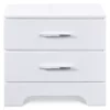 White Hudson 2-Drawer Wood Nightstand -COSCO Store 810513558 11