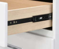 White Hudson 2-Drawer Wood Nightstand 25 White Hudson 2-Drawer Wood Nightstand -COSCO Store 810513558 9