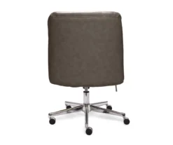 Leighton Gray Memory Foam Bonded Leather Office Chair -COSCO Store 810513560 14