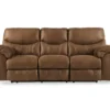Boxberg Bark Faux Leather Reclining Sofa -COSCO Store 810519664