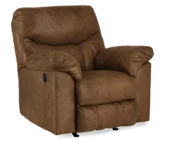 Boxberg Bark Faux Leather Rocker Recliner -COSCO Store 810519666 1