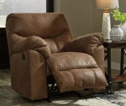 Boxberg Bark Faux Leather Rocker Recliner -COSCO Store 810519666 8