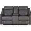 Jesolo Gray Reclining Console Loveseat -COSCO Store 810519670