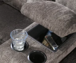 Acieona Slate Reclining Console Loveseat -COSCO Store 810519689 2