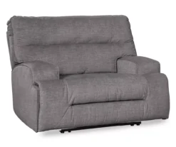 Coombs Charcoal Wide Seat Power Recliner -COSCO Store 810519706 1
