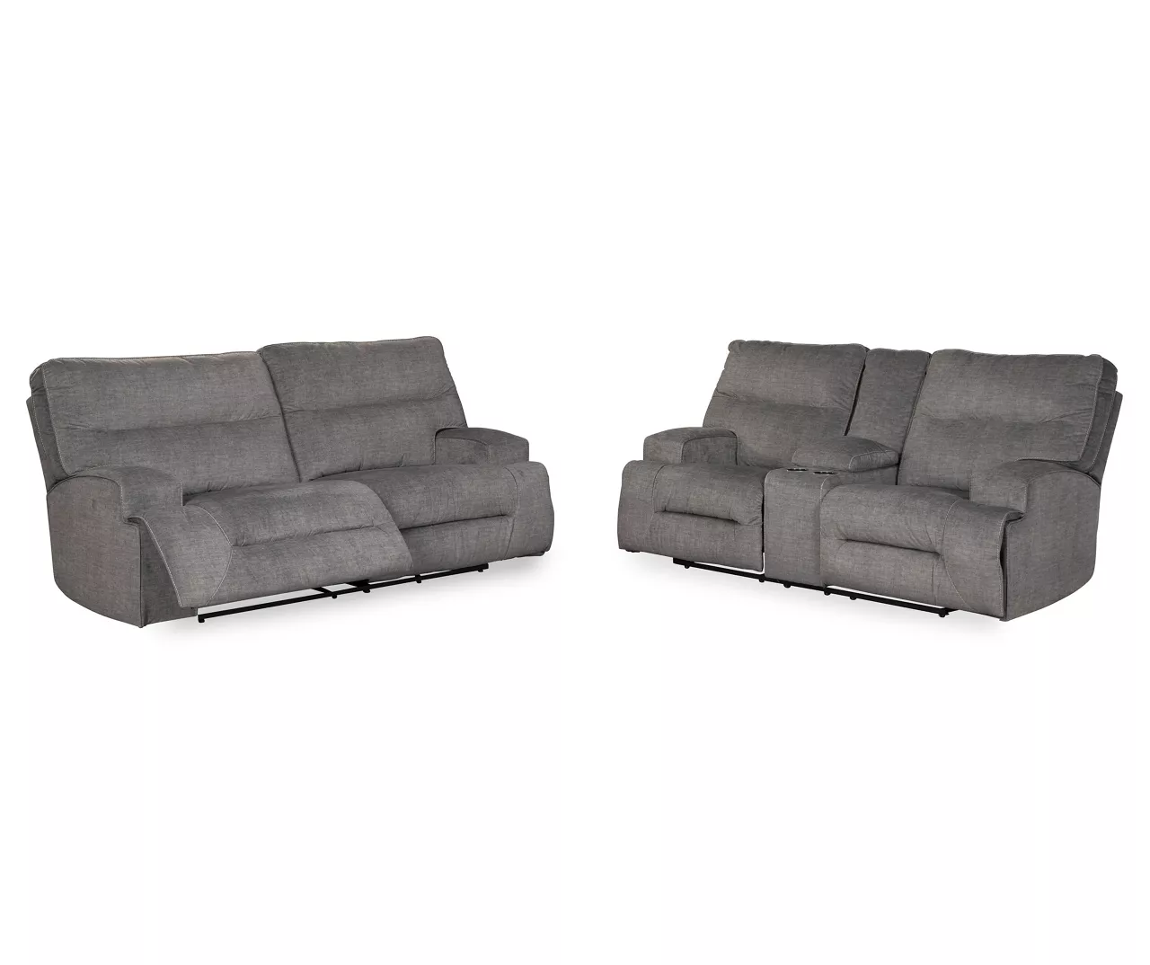 Coombs Charcoal Reclining Sofa 5 Coombs Charcoal Reclining Sofa - Image 3
