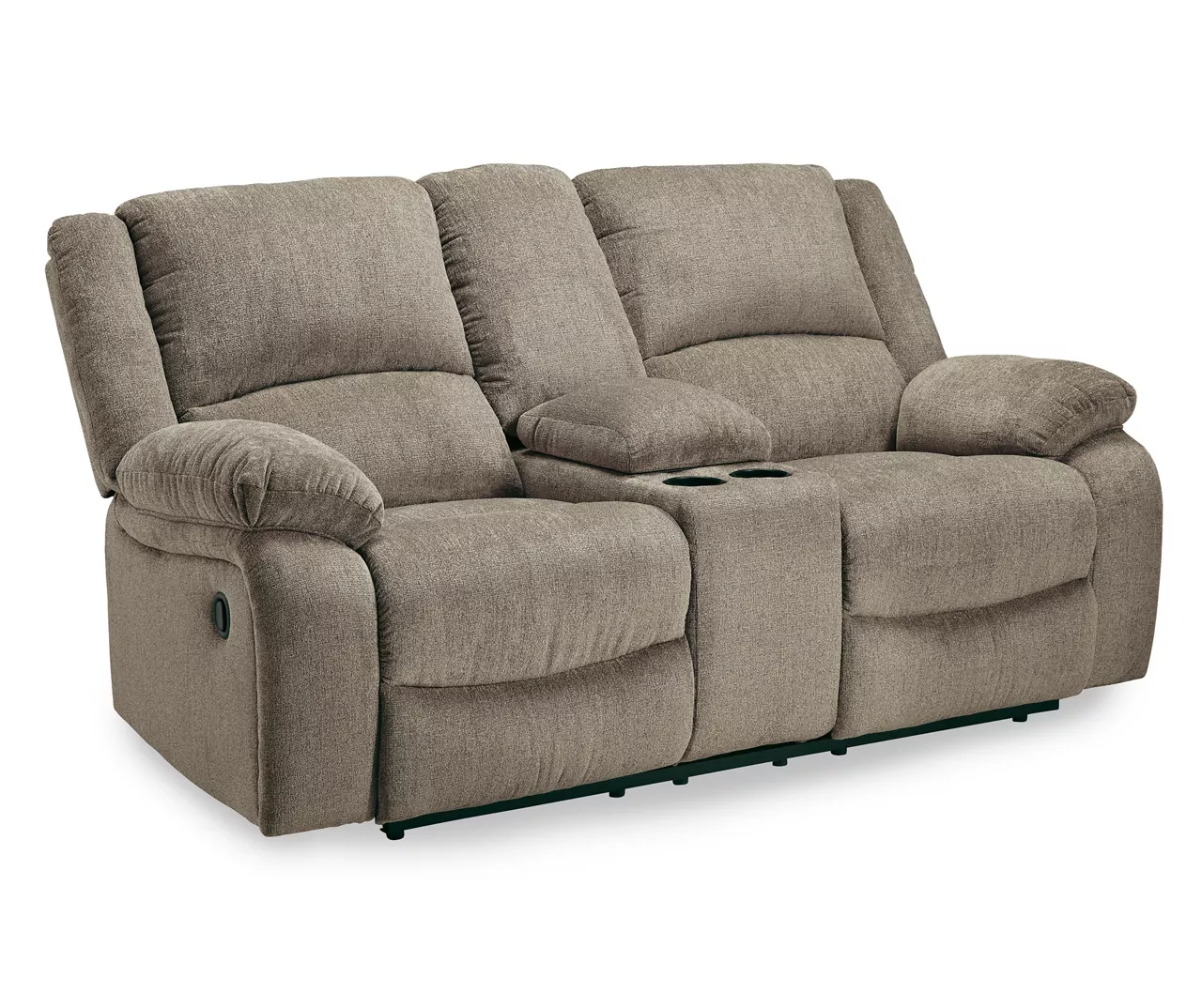 Draycoll Pewter Reclining Console Loveseat 5 Draycoll Pewter Reclining Console Loveseat - Image 3
