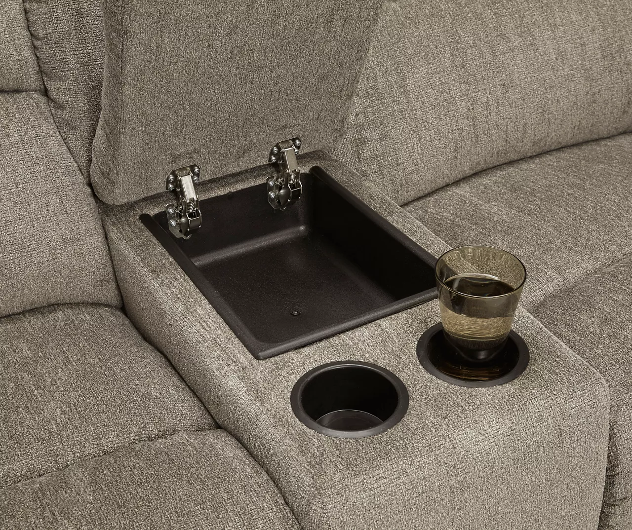 Draycoll Pewter Reclining Console Loveseat 10 Draycoll Pewter Reclining Console Loveseat - Image 8