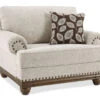 Harleson Wheat Nailhead Trim Chair And A Half