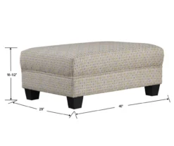 Rogers Vintage Gold Ottoman 13 Rogers Vintage Gold Ottoman -COSCO Store 810519886 2