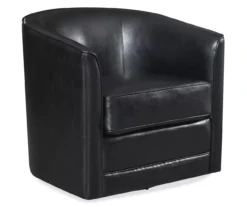 Hammond Classic Black Swivel Accent Chair -COSCO Store 810519935 4