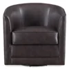 Willow River Hammond Faux Leather Swivel Accent Chair 2 Willow River Hammond Faux Leather Swivel Accent Chair -COSCO Store 810519938 1