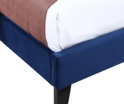 Decatur Navy Twin Upholstered Bed -COSCO Store 810519977 3