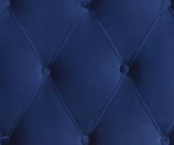 Decatur Navy Twin Upholstered Bed -COSCO Store 810519977 8