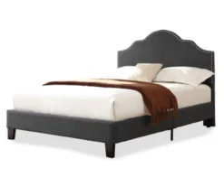 Lombard Charcoal Gray Full Upholstered Bed 12 Lombard Charcoal Gray Full Upholstered Bed -COSCO Store 810519983 2