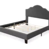 Lombard Charcoal Gray Full Upholstered Bed -COSCO Store 810519983 3