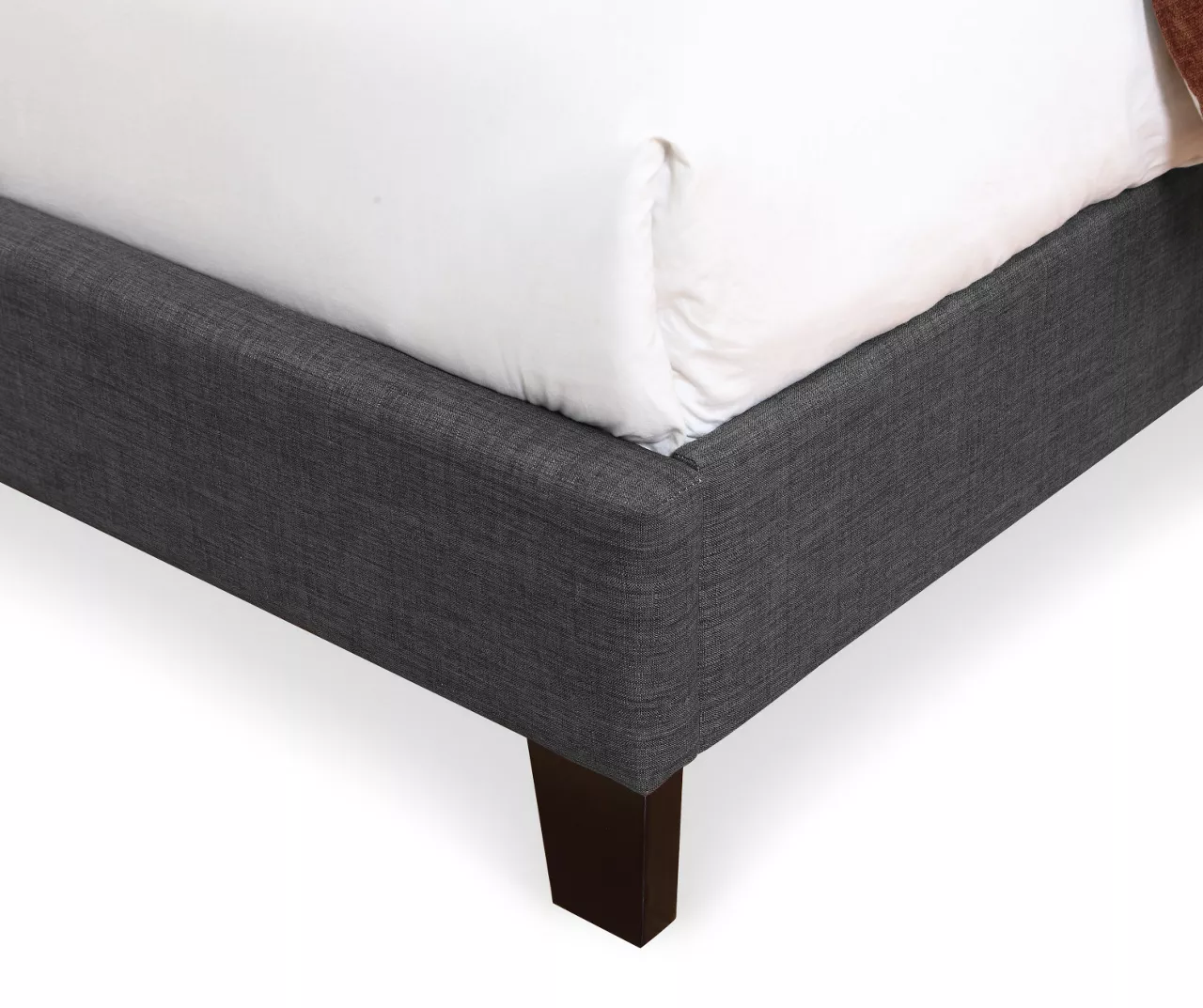 Lombard Charcoal Gray Full Upholstered Bed 8 Lombard Charcoal Gray Full Upholstered Bed - Image 6