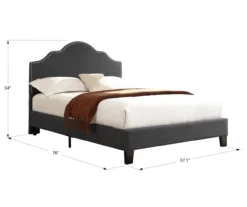 Lombard Charcoal Gray Full Upholstered Bed 17 Lombard Charcoal Gray Full Upholstered Bed -COSCO Store 810519983 6