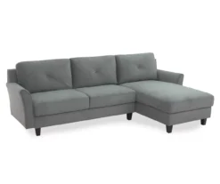 Hayward Gray Curved Arm Sectional 22 Hayward Gray Curved Arm Sectional -COSCO Store 810524580 2